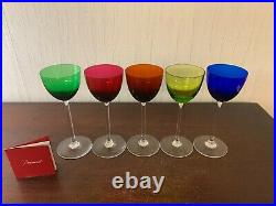5 verres modèle Perfection en cristal de Baccarat (prix à la pièce)