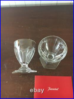 65 verres à vin blanc modèle Bourbon cristal de Baccarat h 8cm prix à la pièce