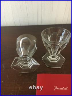 65 verres à vin blanc modèle Bourbon cristal de Baccarat h 8cm prix à la pièce
