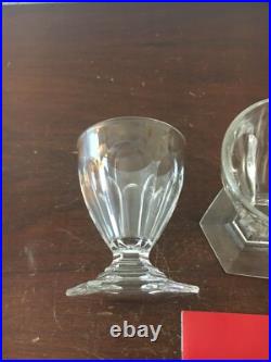 65 verres à vin blanc modèle Bourbon cristal de Baccarat h 8cm prix à la pièce