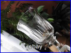 6 ANCIENS VERRES A VIN BLANC PORTO CRISTAL DE BACCARAT modèle TULIPE Ht 11,5 cm