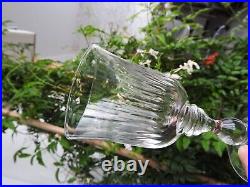 6 ANCIENS VERRES A VIN BLANC PORTO CRISTAL DE BACCARAT modèle TULIPE Ht 11,5 cm