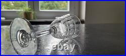 6 ANCIENS VERRES A VIN CRISTAL BACCARAT MODELE CAVOUR CATALOGUE 1916 Ht 13,5 cm