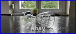 6 ANCIENS VERRES A VIN CRISTAL BACCARAT MODELE CAVOUR CATALOGUE 1916 Ht 13,5 cm