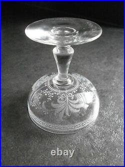6 Anciennes Coupes A Champagne Cristal Baccarat Modele Fougeres Catalogue 1907