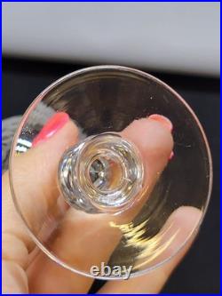 6 Anciens Verres A Vin / Porto En Cristal De Baccarat Gravé 6 Anciens Verres A Vin / Porto En Cristal De Baccarat Gravé