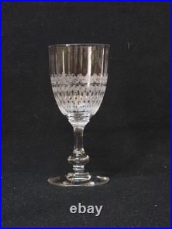 6 Anciens Verres A Vin / Porto En Cristal De Baccarat Gravé 6 Anciens Verres A Vin / Porto En Cristal De Baccarat Gravé
