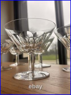 6 Coupes A Champagne En Cristal De Saint Louis A Facettes Dlg Harcourt Baccarat