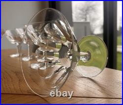 6 Coupes A Champagne En Cristal De Saint Louis A Facettes Dlg Harcourt Baccarat