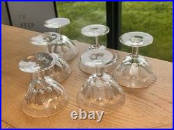 6 Coupes A Champagne En Cristal De Saint Louis A Facettes Dlg Harcourt Baccarat