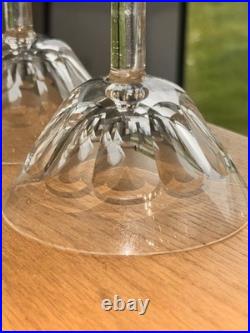 6 Coupes A Champagne En Cristal De Saint Louis A Facettes Dlg Harcourt Baccarat