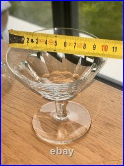 6 Coupes A Champagne En Cristal De Saint Louis A Facettes Dlg Harcourt Baccarat