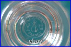 6 Coupes à champagne en cristal de Baccarat, modèle Piccadilly