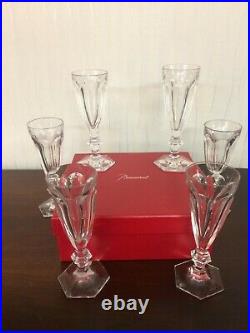 6 Flûtes à champagne /Harcourt en cristal de Baccarat (lot de 6 verres)
