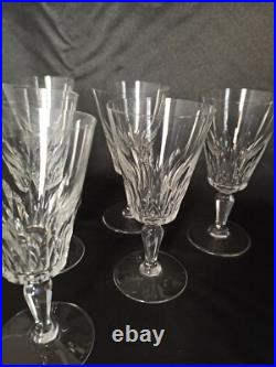 6 VERRES À EAU EN CRISTAL DE BACCARAT modèle CARCASSONNE