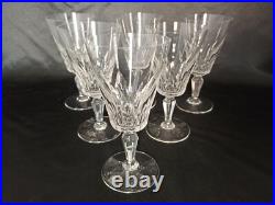 6 VERRES À EAU EN CRISTAL DE BACCARAT modèle CARCASSONNE