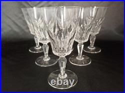 6 VERRES À EAU EN CRISTAL DE BACCARAT modèle CARCASSONNE