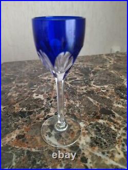 6 VERRES À digestif EN CRISTAL de BACCARAT COULEUR Modèle GENOVA