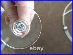 6 VERRES À digestif EN CRISTAL de BACCARAT COULEUR Modèle GENOVA