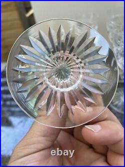 Lot De 6 Verres à Vin Rouge En Cristal Sans Plomb - Style Vintage, Tige Boule, 340 Ml