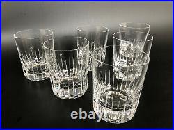 6 Verres A Whisky Cristal De Baccarat Modele Rotary