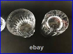 6 Verres A Whisky Cristal De Baccarat Modele Rotary