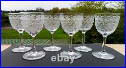 6 Verres BACCARAT modèle ROHAN