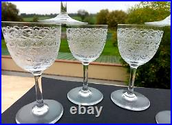 6 Verres BACCARAT modèle ROHAN