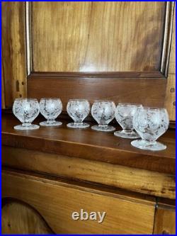 6 Verres Baccarat Modèle Fontenay Années 30