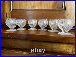 6 Verres Baccarat Modèle Fontenay Années 30