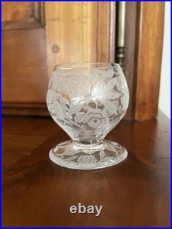 6 Verres Baccarat Modèle Fontenay Années 30