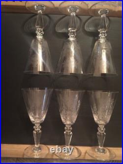 6 Verres Cristal de Baccarat