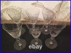 6 Verres Cristal de Baccarat