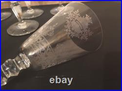 6 Verres Cristal de Baccarat