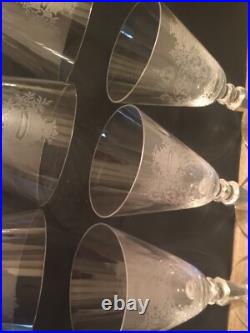 6 Verres Cristal de Baccarat