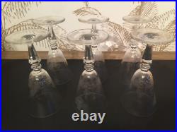 6 Verres Cristal de Baccarat
