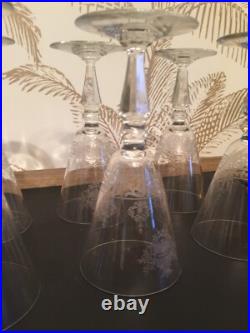 6 Verres Cristal de Baccarat