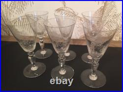 6 Verres Cristal de Baccarat