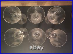 6 Verres Cristal de Baccarat