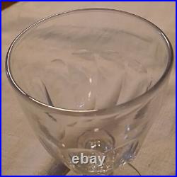 6 Verres EN CRISTAL DE BACCARAT MODELE CLERMONT A CÔTES PLATES XIX ème 6 Verres EN CRISTAL DE BACCARAT MODELE CLERMONT A CÔTES PLATES XIX ème