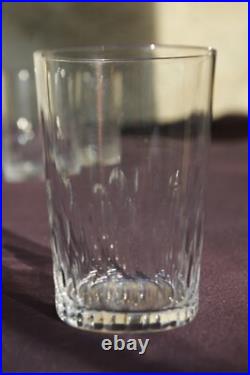 6 Verres Gobelet en Cristal de Baccarat modèle Richelieu H 7,9cm 6 Verres Gobelet en Cristal de Baccarat modèle Richelieu H 7,9cm