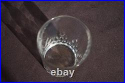 6 Verres Gobelet en Cristal de Baccarat modèle Richelieu H 7,9cm 6 Verres Gobelet en Cristal de Baccarat modèle Richelieu H 7,9cm