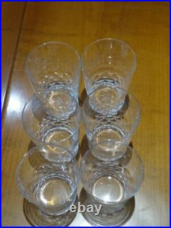 6 Verres / Gobelets Cristal Taillé De Baccarat 6 Verres / Gobelets Cristal Taillé De Baccarat