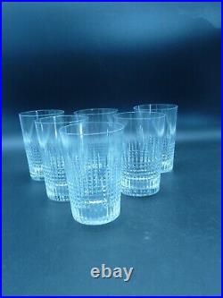6 Verres / Gobelets à Eau BACCARAT Modèle NANCY Lot n°1