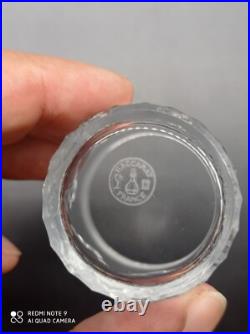 6 Verres Gobelets en Cristal de BACCARAT modèle Richelieu, H 8 cm, signé