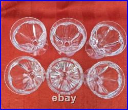 6 Verres à Vin Blanc BACCARAT Cristal Modèle Talleyrand 8,5 cm Apéritif Eau