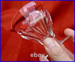6 Verres à Vin Blanc BACCARAT Cristal Modèle Talleyrand 8,5 cm Apéritif Eau