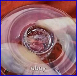 6 Verres à Vin Blanc BACCARAT Cristal Modèle Talleyrand 8,5 cm Apéritif Eau