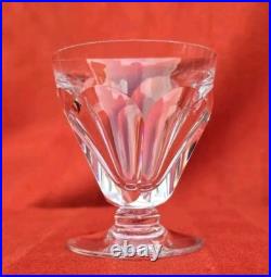 6 Verres à Vin Blanc BACCARAT Cristal Modèle Talleyrand 8,5 cm Apéritif Eau