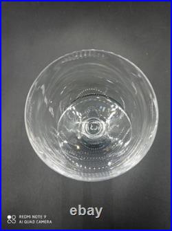 6 Verres à Vin Rouge en Cristal de BACCARAT modèle ROHAN UNI, signé, H 10 cm